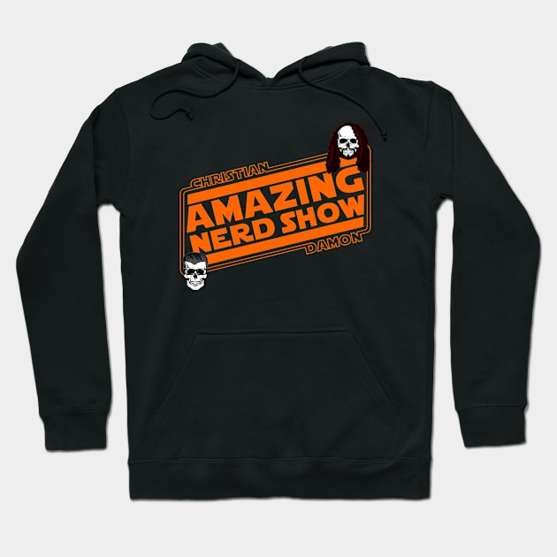 The Amazing Nerd Show Skull Logo Hoodie by The Amazing Nerd Show 